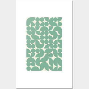 Peaceful Geometric Pattern - Shapes #1 Posters and Art